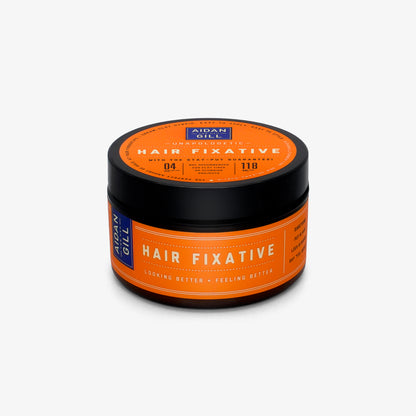 Aidan Gill Hair Fixative jar on a white background